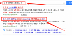 山西省大同市洪達實(shí)業(yè)有限責任公司與我司做網(wǎng)站推廣項目