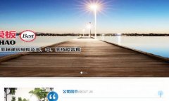 沭陽(yáng)縣*潮人造板有限公司制作網(wǎng)站平面設計案例作品