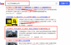 江西*信汽車(chē)服務(wù)有限公司官網(wǎng)站建設策劃作品欣賞